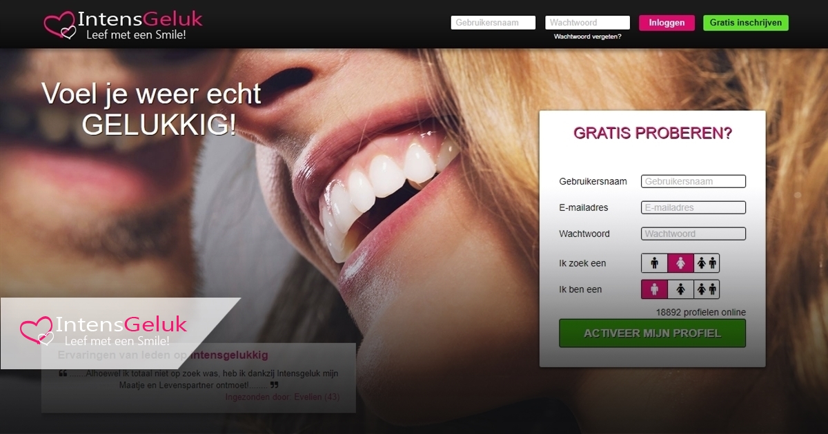 intensgelukkig is een op lust gerichten chat met creditsysteem met entertainment profielen van sekszoekende mannen en vrouwen