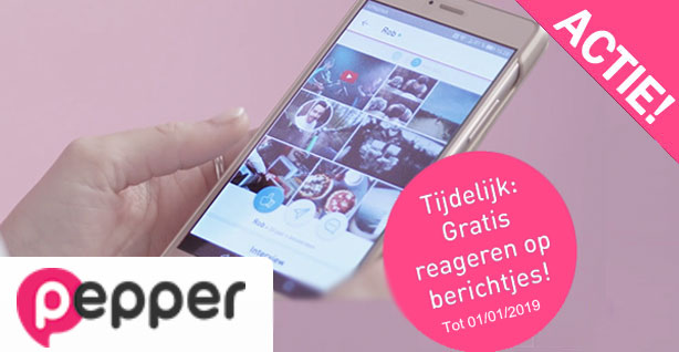 pepper gratis berichten sturen