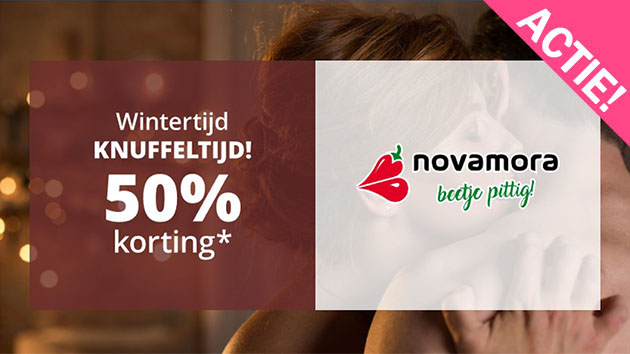 novamora 50 procent korting op VIP